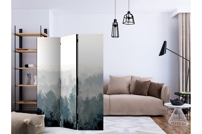 Rumsavdelare - Winter Forest 135x172 - Artgeist sp. z o. o. - Inredning - Rumsavdelare - Vikskärm