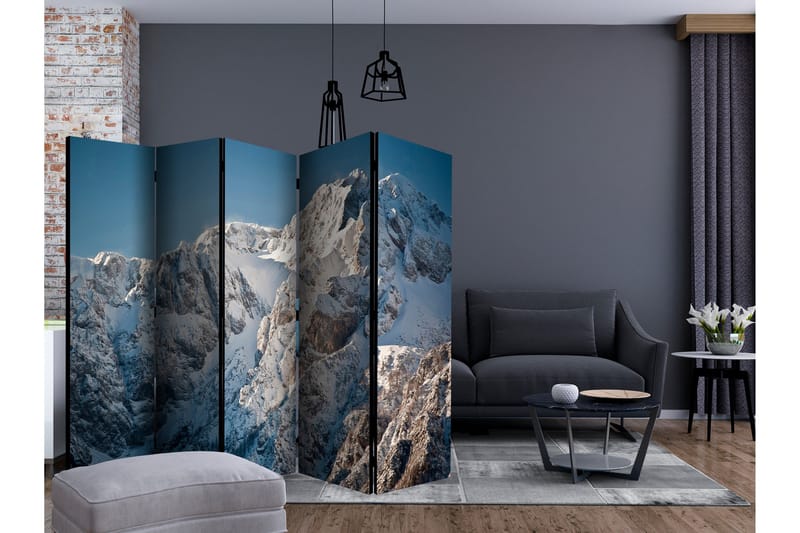 Rumsavdelare - Winter in the Alps II 225x172 - Artgeist sp. z o. o. - Inredning - Rumsavdelare - Vikskärm