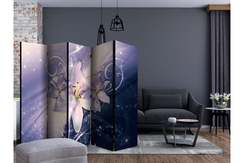 Rumsavdelare - Wintry Galaxy II 225x172 - Artgeist sp. z o. o. - Inredning - Rumsavdelare - Vikskärm