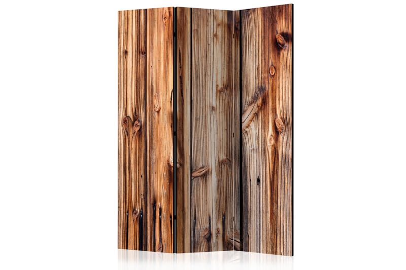 Rumsavdelare - Wooden Chamber 135x172 - Artgeist sp. z o. o. - Inredning - Rumsavdelare - Vikskärm
