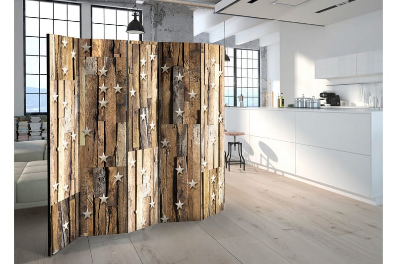 Rumsavdelare Wooden Constellation 225x172 - Artgeist sp. z o. o. - Inredning - Rumsavdelare - Vikskärm
