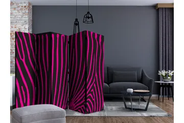 Rumsavdelare Zebra Pattern Violet II 225x172 cm - Artgeist sp. z o. o. - Inredning - Rumsavdelare - Vikskärm