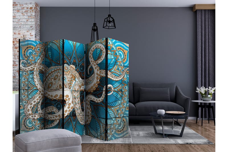 Rumsavdelare - Zen Octopus II 225x172 - Artgeist sp. z o. o. - Inredning - Rumsavdelare - Vikskärm