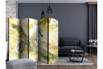 Rumsavdelare - Pegasus (Yellow) II 225x172 - Artgeist sp. z o. o. - Inredning - Rumsavdelare - Vikskärm