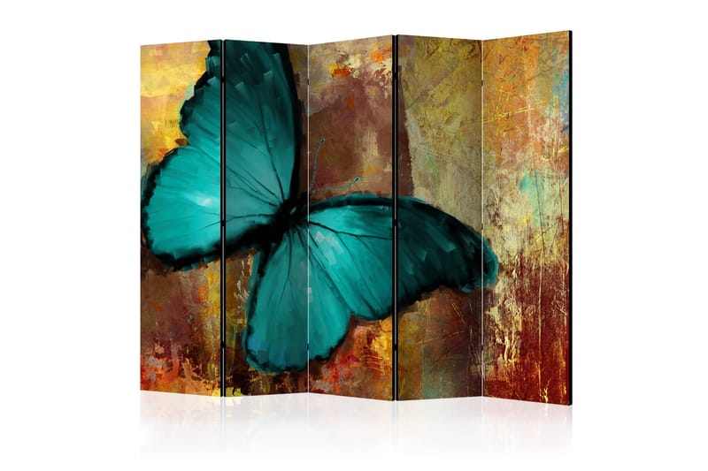 Rumsavdelare - Painted butterfly II 225x172 - Artgeist sp. z o. o. - Inredning - Rumsavdelare - Vikskärm