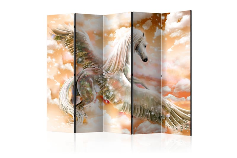Rumsavdelare - Pegasus (Orange) II 225x172 - Artgeist sp. z o. o. - Inredning - Rumsavdelare - Vikskärm