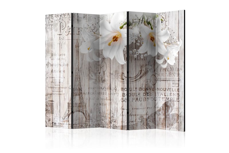 Rumsavdelare - Parisian Lilies II 225x172 - Artgeist sp. z o. o. - Inredning - Rumsavdelare - Vikskärm