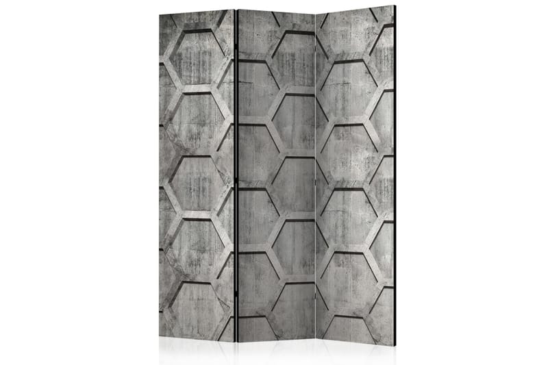 Rumsavdelare - Platinum cubes 135x172 - Artgeist sp. z o. o. - Inredning - Rumsavdelare - Vikskärm