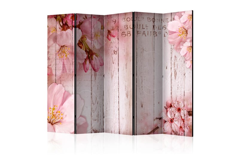 Rumsavdelare - Pink apple blossoms II 225x172 - Artgeist sp. z o. o. - Inredning - Rumsavdelare - Vikskärm