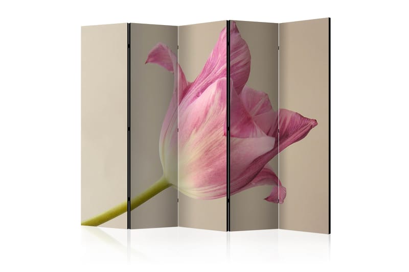 Rumsavdelare - Pink tulip II 225x172 - Artgeist sp. z o. o. - Inredning - Rumsavdelare - Vikskärm