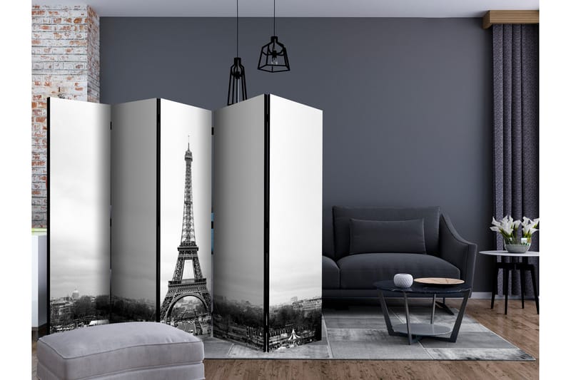 Rumsavdelare - Paris: black and white photography 225x172 - Artgeist sp. z o. o. - Inredning - Rumsavdelare - Vikskärm
