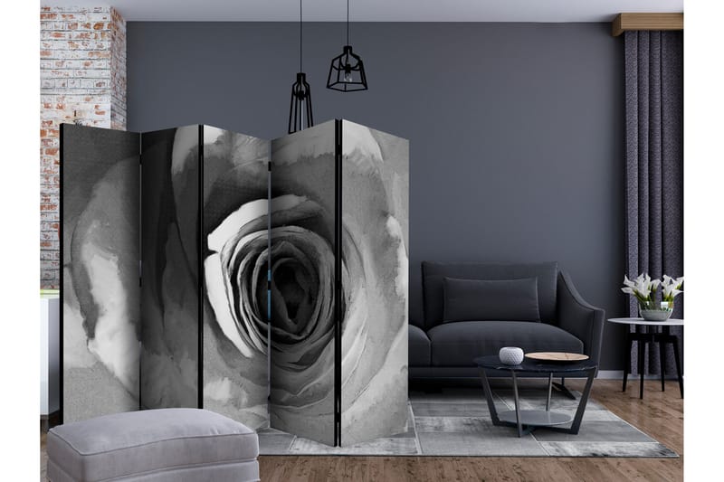Rumsavdelare - Paper rose II 225x172 - Artgeist sp. z o. o. - Inredning - Rumsavdelare - Vikskärm