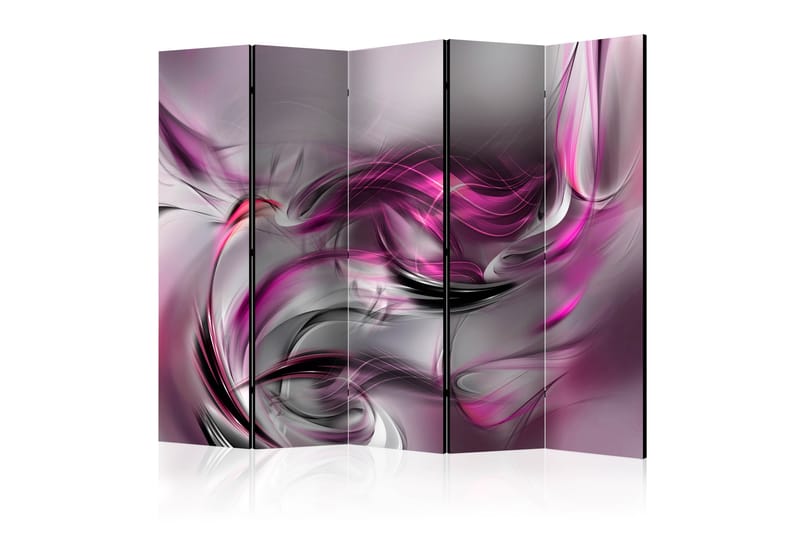 Rumsavdelare - Pink Swirls II II 225x172 - Artgeist sp. z o. o. - Inredning - Rumsavdelare - Vikskärm
