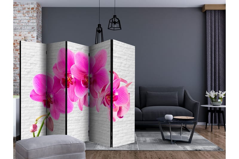 Rumsavdelare - Pink excitation II 225x172 - Artgeist sp. z o. o. - Inredning - Rumsavdelare - Vikskärm