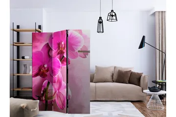 Rumsavdelare - Pink Orchid 135x172 - Artgeist sp. z o. o. - Inredning - Rumsavdelare - Vikskärm
