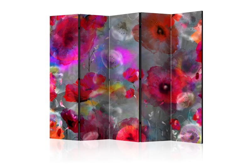 Rumsavdelare Painted Poppies 225x172 - Artgeist sp. z o. o. - Inredning - Rumsavdelare - Vikskärm