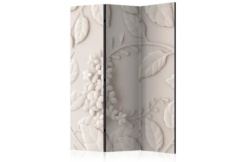 Rumsavdelare Paper Flowers Cream 135x172 cm, Artgeist sp. z o. o.