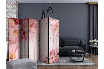 Rumsavdelare - Pink apple blossoms II 225x172 - Artgeist sp. z o. o. - Inredning - Rumsavdelare - Vikskärm