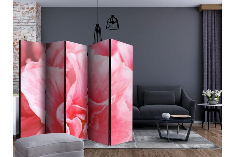 Rumsavdelare - Pink azalea flowers II 225x172 - Artgeist sp. z o. o. - Inredning - Rumsavdelare - Vikskärm