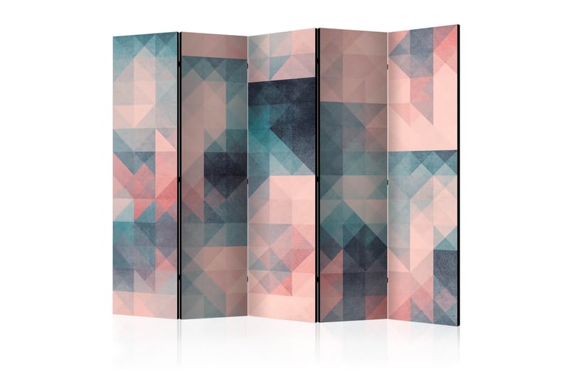 Rumsavdelare Pixels Green and Pink II 225x172 cm, Artgeist sp. z o. o.