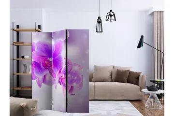 Rumsavdelare - Purple Orchids 135x172 - Artgeist sp. z o. o. - Inredning - Rumsavdelare - Vikskärm