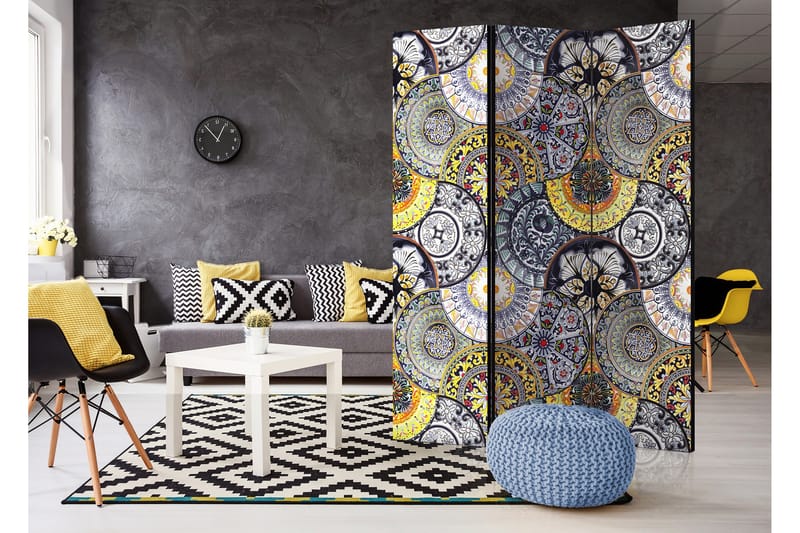 Rumsavdelare Painted Exoticism 135x172 - Artgeist sp. z o. o. - Inredning - Rumsavdelare - Vikskärm