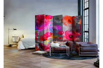 Rumsavdelare Painted Poppies 225x172 - Artgeist sp. z o. o. - Inredning - Rumsavdelare - Vikskärm