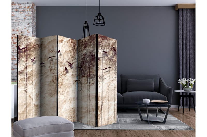 Rumsavdelare - Paper Nature II 225x172 - Artgeist sp. z o. o. - Inredning - Rumsavdelare - Vikskärm
