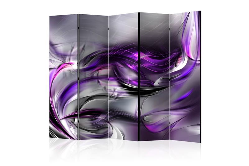 Rumsavdelare Purple Swirls 225x172 - Artgeist sp. z o. o. - Vikskärm - Rumsavdelare