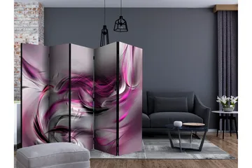 Rumsavdelare - Pink Swirls II II 225x172 - Artgeist sp. z o. o. - Inredning - Rumsavdelare - Vikskärm