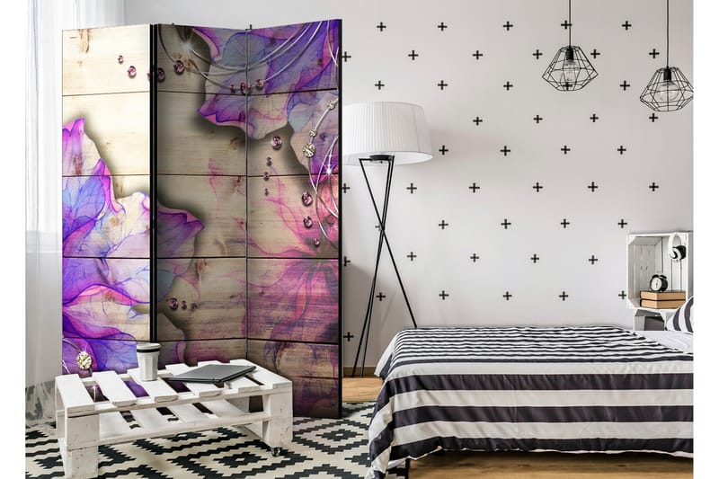 Rumsavdelare Purple Memory 135x172 - Artgeist sp. z o. o. - Inredning - Rumsavdelare - Vikskärm