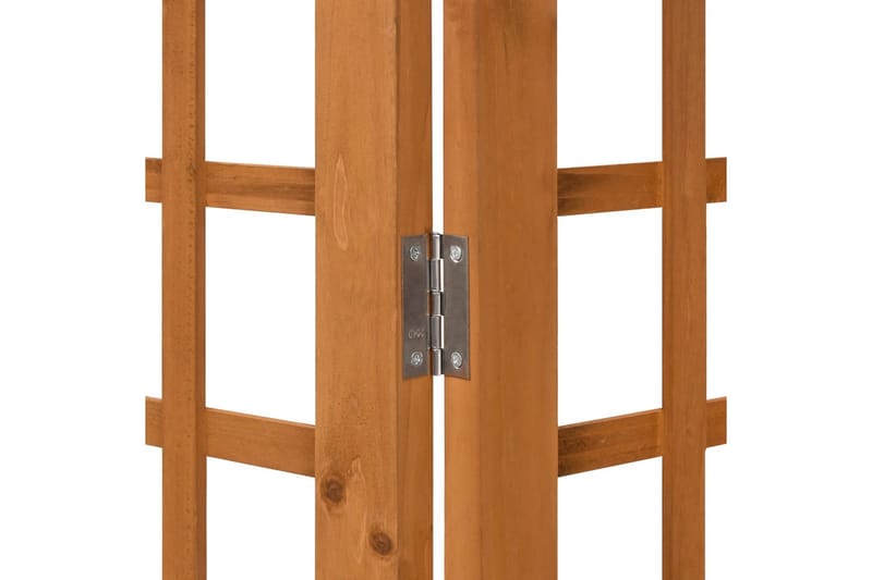 Rumsavdelare/Spaljé 3 paneler massiv gran 121x180,5 cm - Brun - Inredning - Rumsavdelare - Vikskärm
