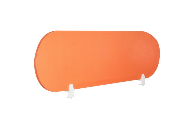 Skiljevägg för skrivbord Sparky Orange, 160x1x40 cm - Orange, 160x1x40 cm - Inredning - Rumsavdelare - Skärmvägg