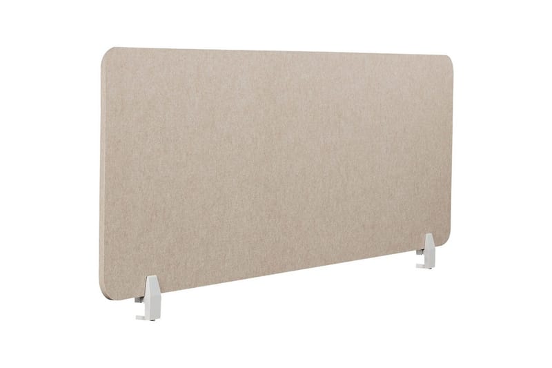 Skiljevägg för skrivbord Split Beige, 160x1x50 cm, Beige, 160x1x50 cm