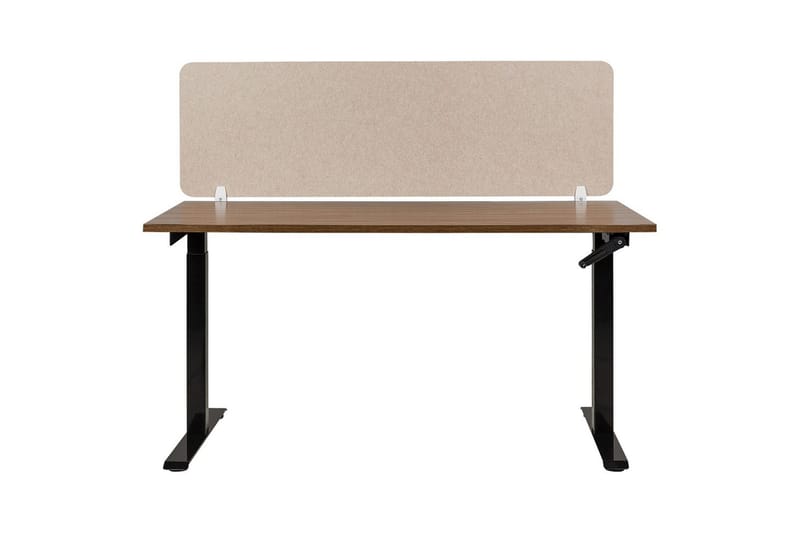 Skiljevägg för skrivbord Split Beige, 160x1x50 cm - Beige, 160x1x50 cm - Inredning - Rumsavdelare - Skärmvägg