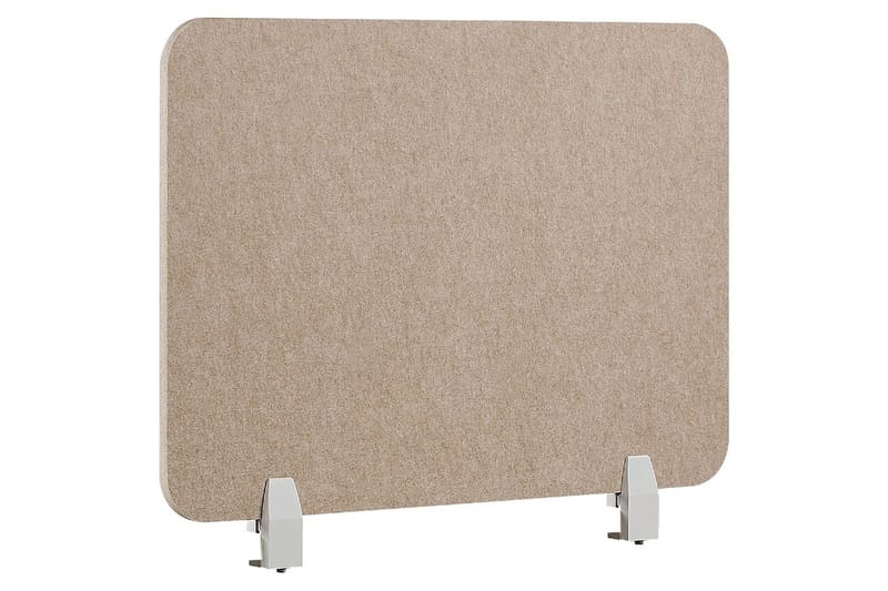 Skiljevägg för skrivbord Split Beige, 72x1x50 cm, Beige, 72x1x50 cm