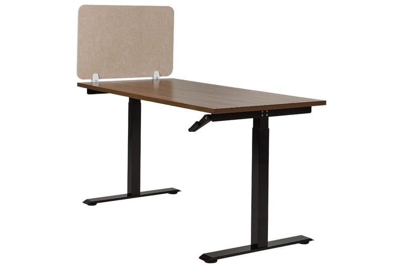 Skiljevägg för skrivbord Split Beige, 72x1x50 cm - Beige, 72x1x50 cm - Inredning - Rumsavdelare - Skärmvägg