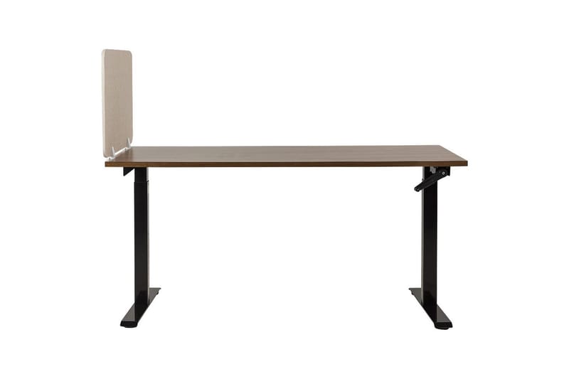 Skiljevägg för skrivbord Split Beige, 80x1x50 cm - Beige, 80x1x50 cm - Inredning - Rumsavdelare - Skärmvägg