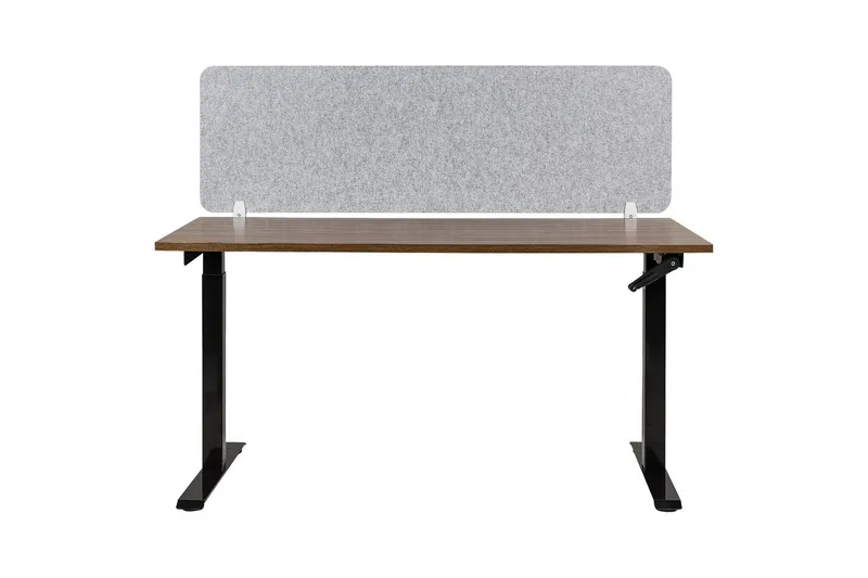 Skiljevägg för skrivbord Split Grå, 160x1x50 cm - Grå, 160x1x50 cm - Inredning - Rumsavdelare - Skärmvägg