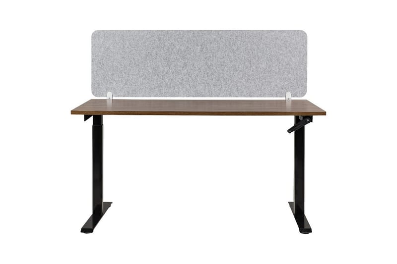 Skiljevägg för skrivbord Split Grå, 160x1x50 cm - Grå, 160x1x50 cm - Inredning - Rumsavdelare - Skärmvägg