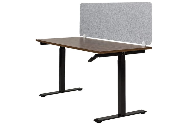 Skiljevägg för skrivbord Split Grå, 160x1x50 cm - Grå, 160x1x50 cm - Inredning - Rumsavdelare - Skärmvägg