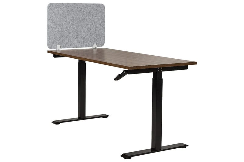 Skiljevägg för skrivbord Split Grå, 72x1x50 cm - Grå, 72x1x50 cm - Inredning - Rumsavdelare - Skärmvägg