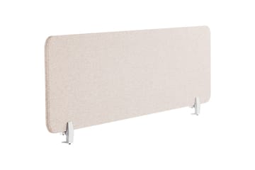 Skiljevägg för skrivbord Wally Beige, 160x2x40 cm