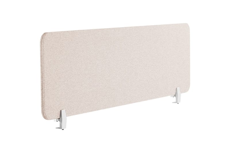 Skiljevägg för skrivbord Wally Beige, 160x2x40 cm - Beige, 160x2x40 cm - Inredning - Rumsavdelare - Skärmvägg