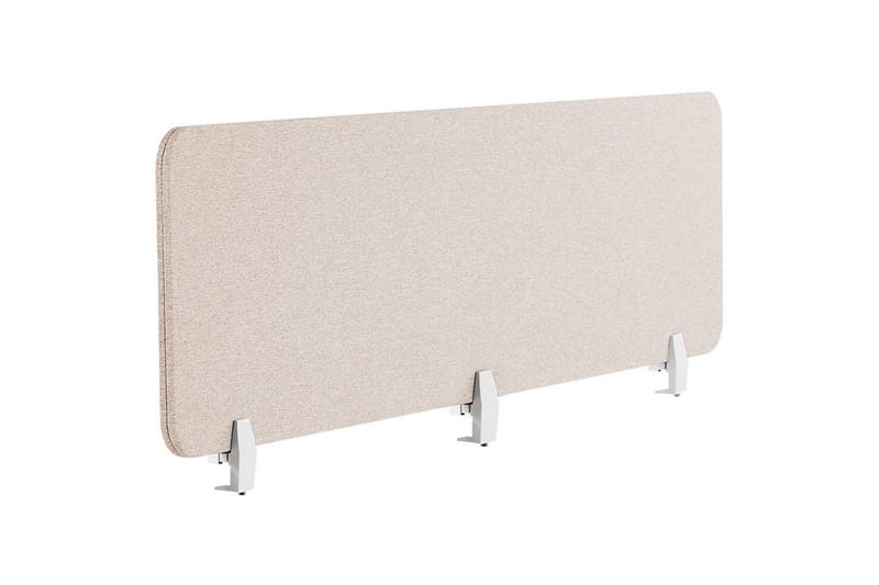 Skiljevägg för skrivbord Wally Beige, 180x2x40 cm - Beige, 180x2x40 cm - Inredning - Rumsavdelare - Skärmvägg