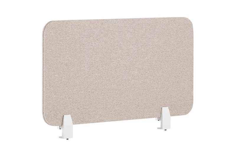 Skiljevägg för skrivbord Wally Beige, 80x2x40 cm - Beige, 80x2x40 cm - Inredning - Rumsavdelare - Skärmvägg