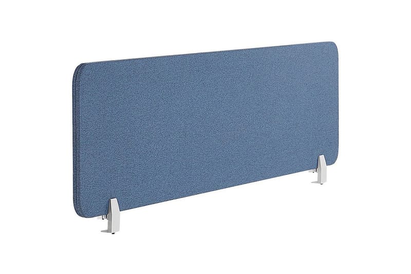 Skiljevägg för skrivbord Wally Blå, 130x2x40 cm - Blå, 130x2x40 cm - Inredning - Rumsavdelare - Skärmvägg