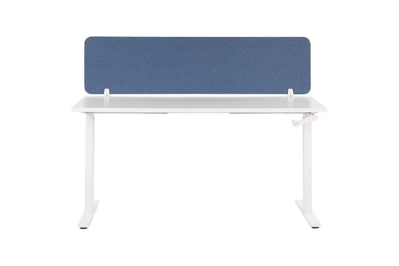 Skiljevägg för skrivbord Wally Blå, 130x2x40 cm - Blå, 130x2x40 cm - Inredning - Rumsavdelare - Skärmvägg