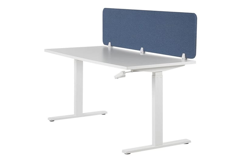 Skiljevägg för skrivbord Wally Blå, 180x2x40 cm - Blå, 180x2x40 cm - Inredning - Rumsavdelare - Skärmvägg