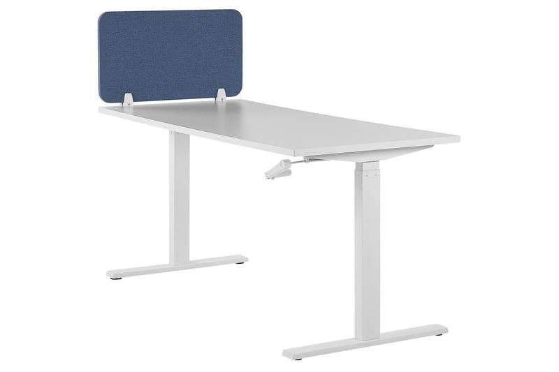 Skiljevägg för skrivbord Wally Blå, 72x2x40 cm - Blå, 72x2x40 cm - Inredning - Rumsavdelare - Skärmvägg